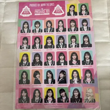 PRODUCE JAPAN THE GIRLS 101인 얼굴 씰 3매 세트