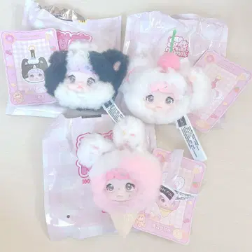 nommi 100% 봉제 인형 아이스 3세트