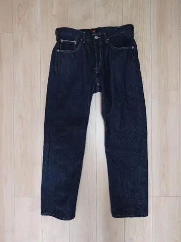 EDWIN 505ZX 루즈 스트레이트 데님 셀비지 일본제 W33