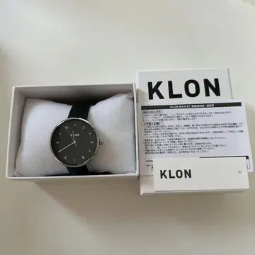 KLON 손목시계 블랙 박스 있음