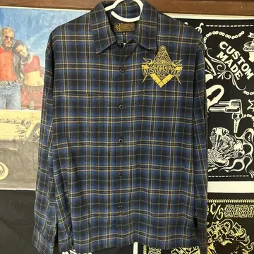 kustom style 플란넬 셔츠 M 사이즈