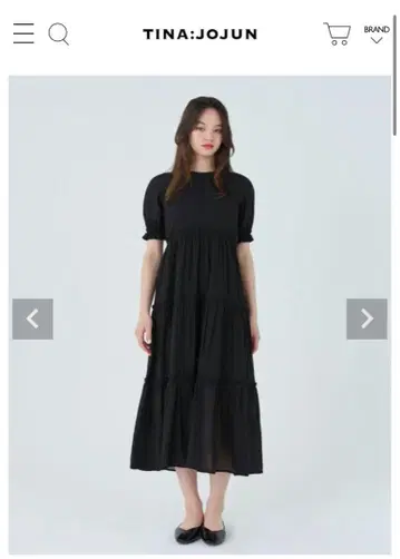 티어드 롱 원피스 TINA:JOJUN