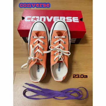 [새상품급] Converse 스니커즈 오렌지 23cm