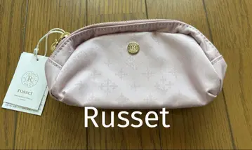 russet 눈송이 패턴 파우치 핑크