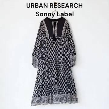 URBAN RESEARCH Sonny Label 롱 원피스 블랙