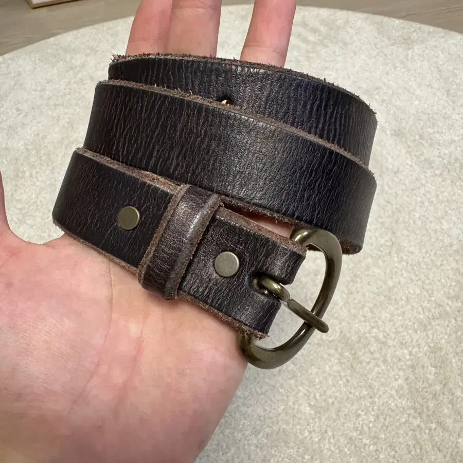 RRL Indian Leather Hawkins Belt 32サイズ RRL | 더블알엘 RRL