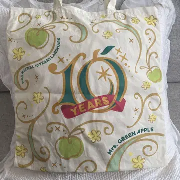 Mrs. GREEN APPLE 10주년 토트백 화이트