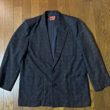 초기 크림소다 로커빌리 자켓 카스리 금색 택 블랙캣츠 라로카