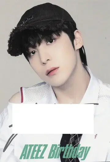 ATEEZ Birthday YUNHO 사인 포함 색지