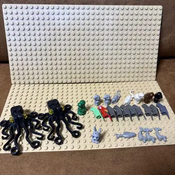 LEGO 레고 문어 잉꼬 앵무새 쥐 올빼미 물고기 토끼 공룡