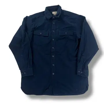 00s L.L.Bean 샤모아크로스 셔츠 플란넬 구제 의류 네이비 L