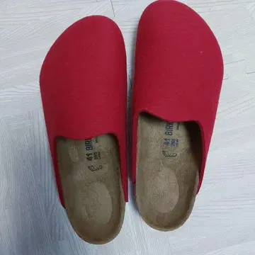 BIRKENSTOCK 암스테르담 빨간색 41 미사용 새상품