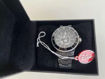 Disney 미키 블랙 시계 박스 포함