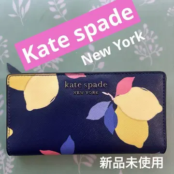 kate spade 레몬 패턴 장지갑