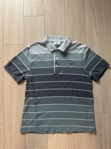 LACOSTE 스트라이프 피케 셔츠