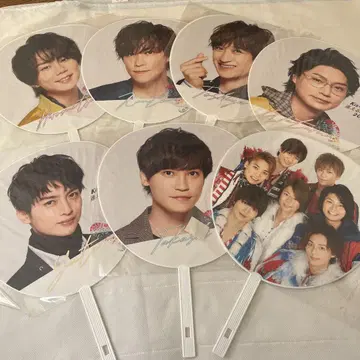 Kis-My-Ft2 부채 7개 세트
