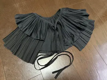 [ MAISON SPECIAL ] 블랙 프릴 탈부착 카라