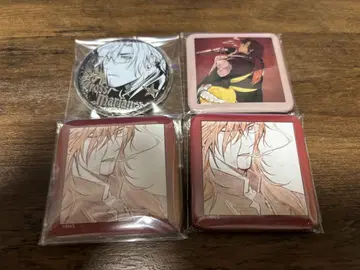 D.Gray-man 정사각형 캔뱃지 백은 캔뱃지 크로스