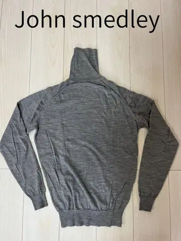 John Smedley 터틀넥 스웨터 그레이