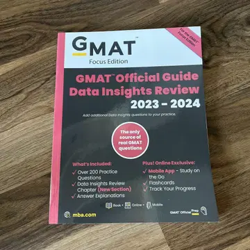 GMAT Data Insights Review 2023 - 2024