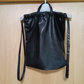 나카가와 마사시치 상점 백팩 블랙 합성 피혁