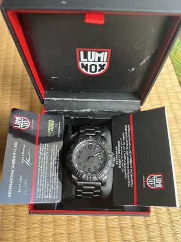 Luminox 쿼츠 손목시계 블랙