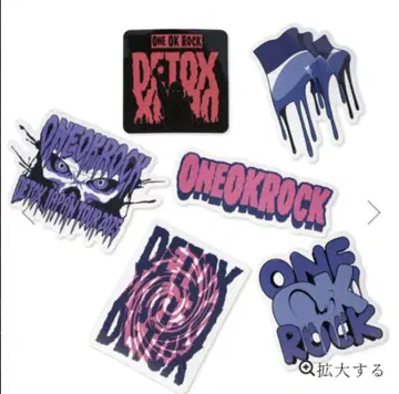 1ONEOKROCK DETOX JAPAN 원옥 스티커 세트