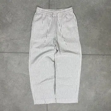 GAP 이지 팬츠 린넨 스트라이프 마 혼방 배기 와이드 실루엣 발군