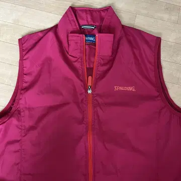 SPALDING 여성용 베스트 L 핑크 새상품