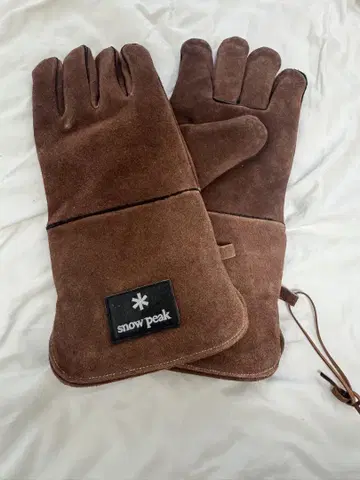 snow peak 스웨이드 캠핑 장갑 브라운 UG-023BR