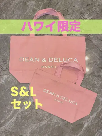 [하와이 한정] DEAN&DELUCA 토트백 S&L 세트 *미사용 새상품