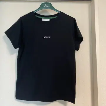 LACOSTE 25SS 블랙 반팔 티셔츠 사이즈 36