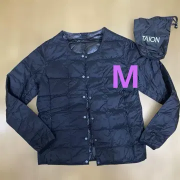 TAION 블랙 M 사이즈 다운 자켓