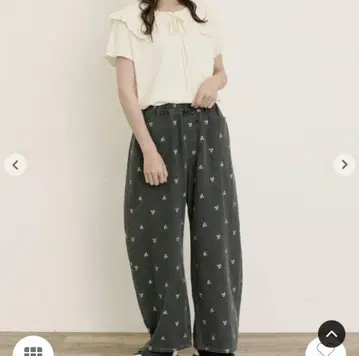 SM2 자수 데님/히코리 커브 팬츠