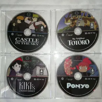 북미판 지브리 DVD 4개 세트