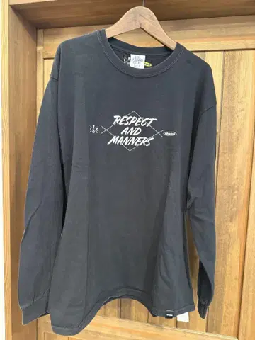 IRIE FISHING CLUB x deps 긴팔 티셔츠 블랙