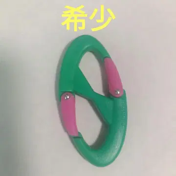 희소 레어 HECTIC 헥틱 카라비너 그린 핑크 우라하라 액세서리