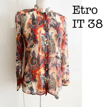 Etro 페이즐리 무늬 긴팔 셔츠 IT 38