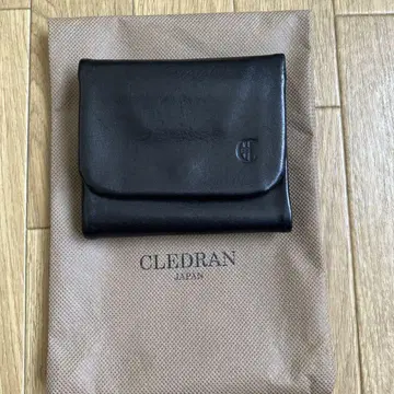 CLEDRAN 블랙 3단 폴더형 지갑