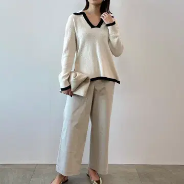 띠어리 Wave Boucle OW LS 풀오버 S 24SS