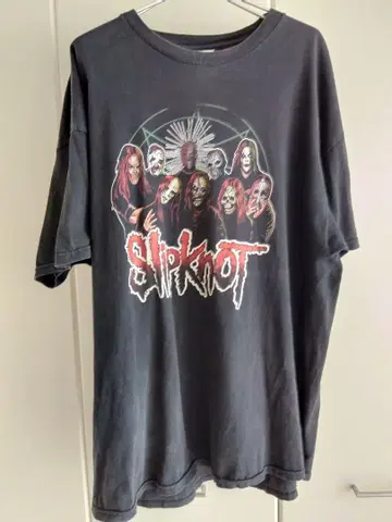 Slipknot 그래픽 프린트 티셔츠 2XL