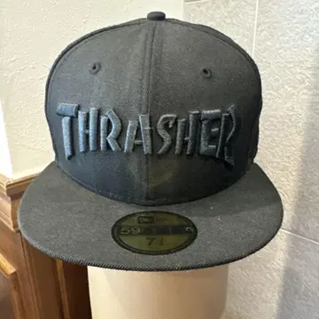 THRASHER 다크 그레이 야구 모자 59FIFTY