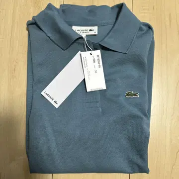 LACOSTE 블루 피케 셔츠 PT8394-99 사이즈 36 라코스테