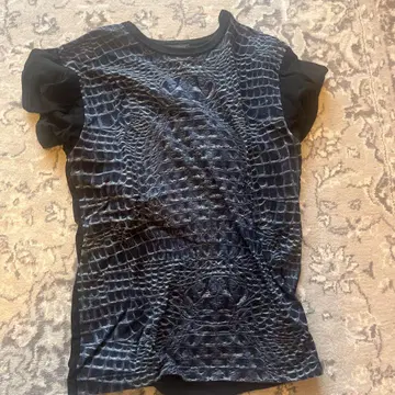 Jean Paul Gaultier 반팔 티셔츠 M 크로커다일 패턴