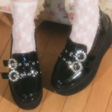 BUBBLES 더블 벨트 로퍼