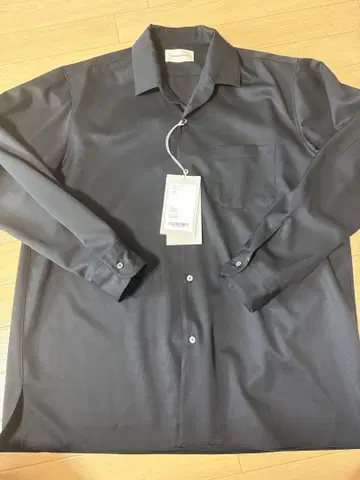 markaware 오픈 카라 울 블랙 사이즈 2 새상품