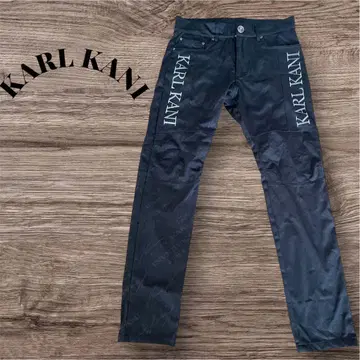KARL KANI 블랙 조거 팬츠