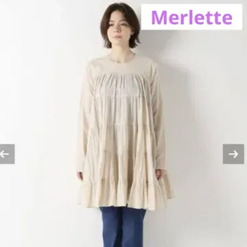 새상품급 Merlette 멀렛 솔리만 원피스 XS 베이지