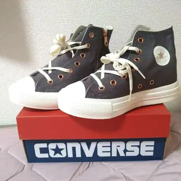 CONVERSE 하이컷 스니커즈 23.0cm 다크 그레이