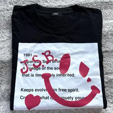 J.S.B 3 티셔츠 S 사이즈 블랙